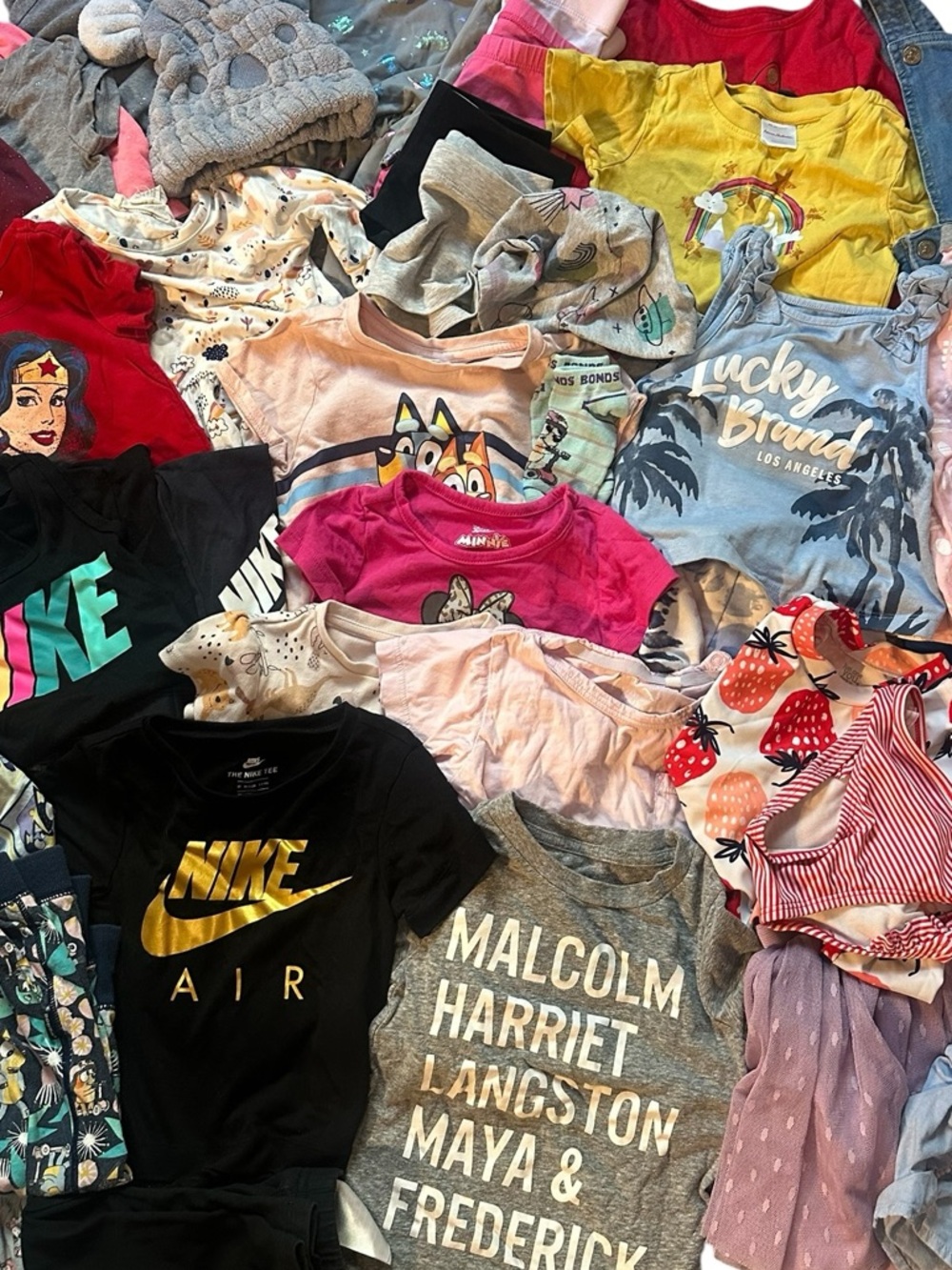 Mystery Lot of 2T Girl Toddler Kid Clothes up to 20 Items/5lbs - Picture 3 of 4